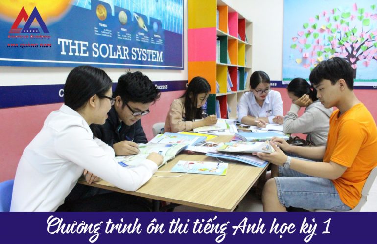 Chương trình ôn thi học kỳ I môn tiếng Anh dành cho hv AMA Quảng Nam