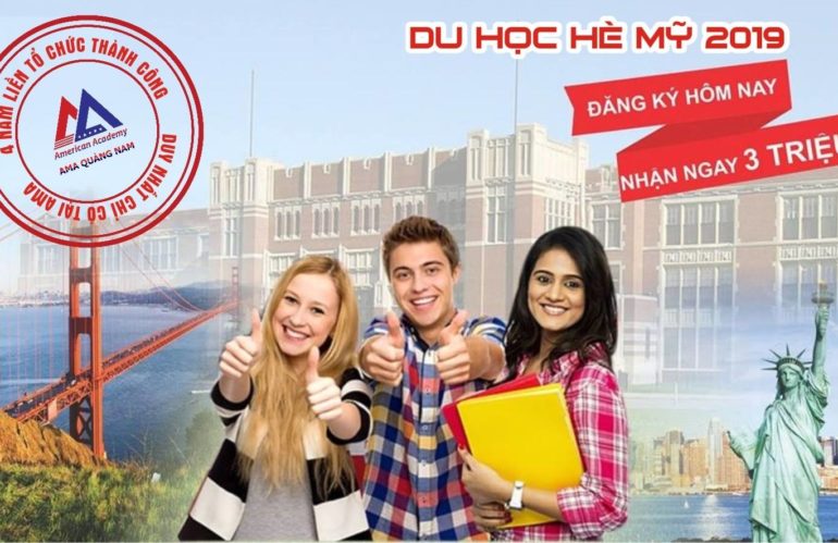 Du học hè Mỹ 2019- Đăng ký hôm nay nhận ngay 3 triệu đồng